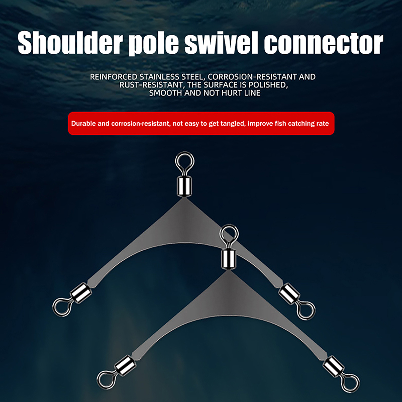 Saltwater Line - Connecteurs pivotants à 3 voies, matériel