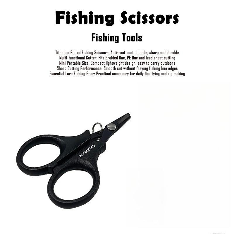 Fishing Line Cutter - Ciseaux de pêche multifonctionnels en acier