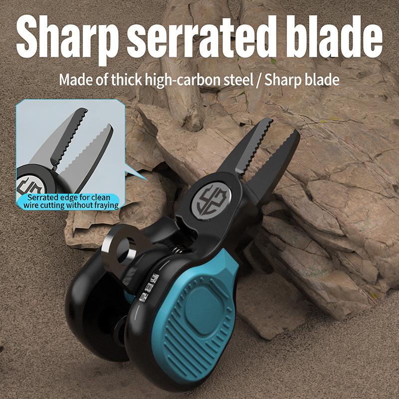 Fishing Line Cutter - Ciseaux de pêche portables en acier