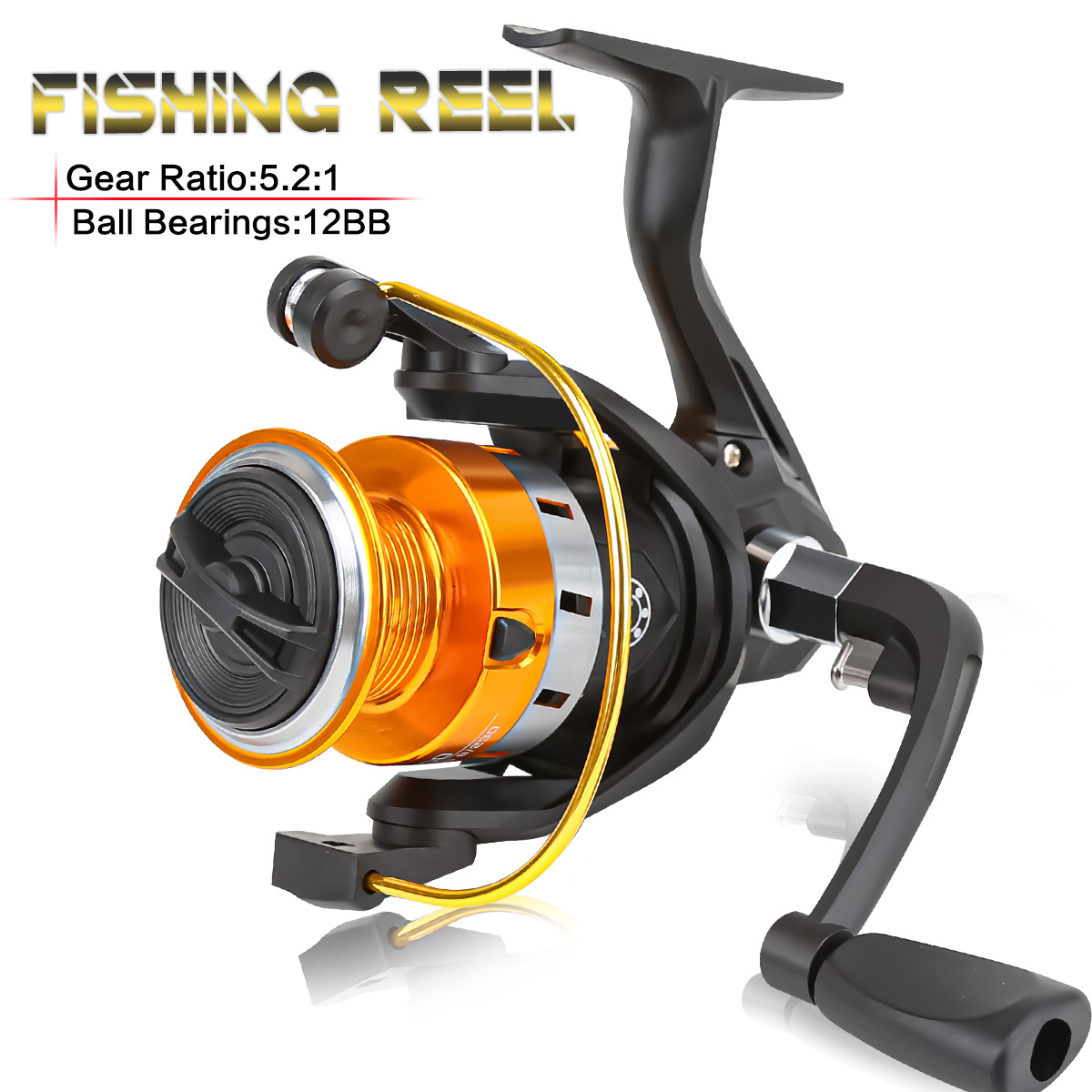 Ice Fishing Line - Moulinet de pêche spinning avec bobine