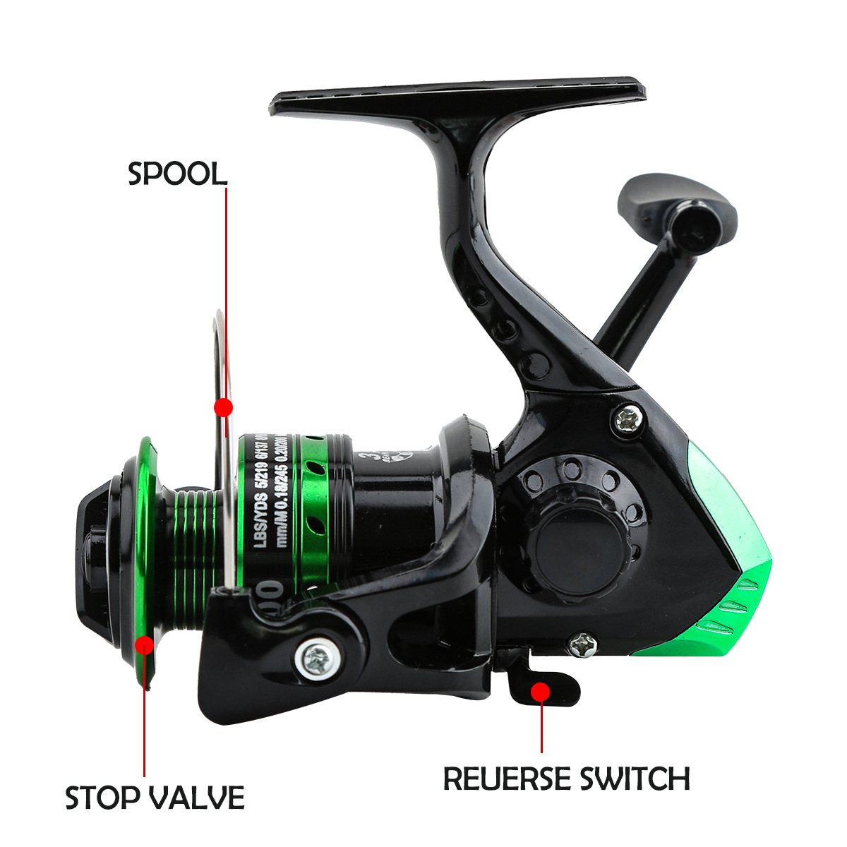 Moulinet de pêche en métal à r - Ice Fishing Line avis et prix