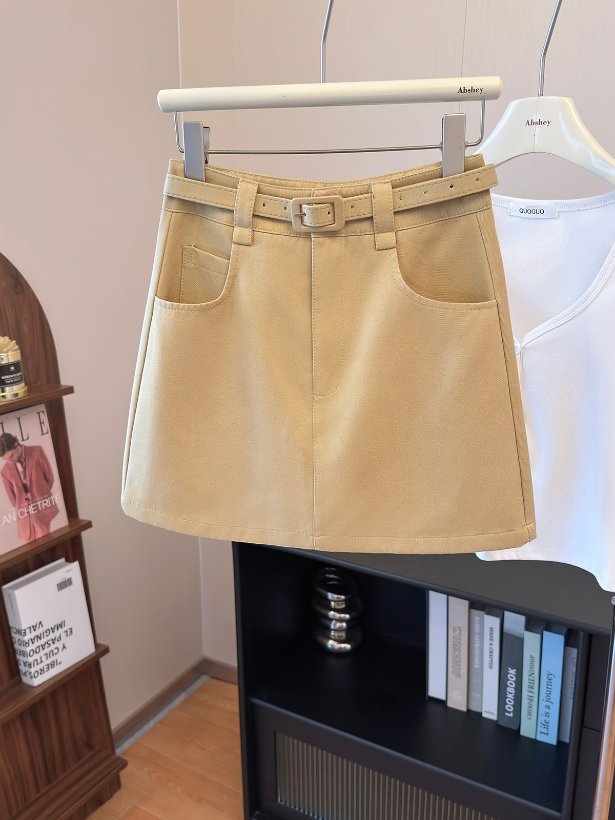 Nouvelle jupe en jean mini cou - Fly Line avis et prix