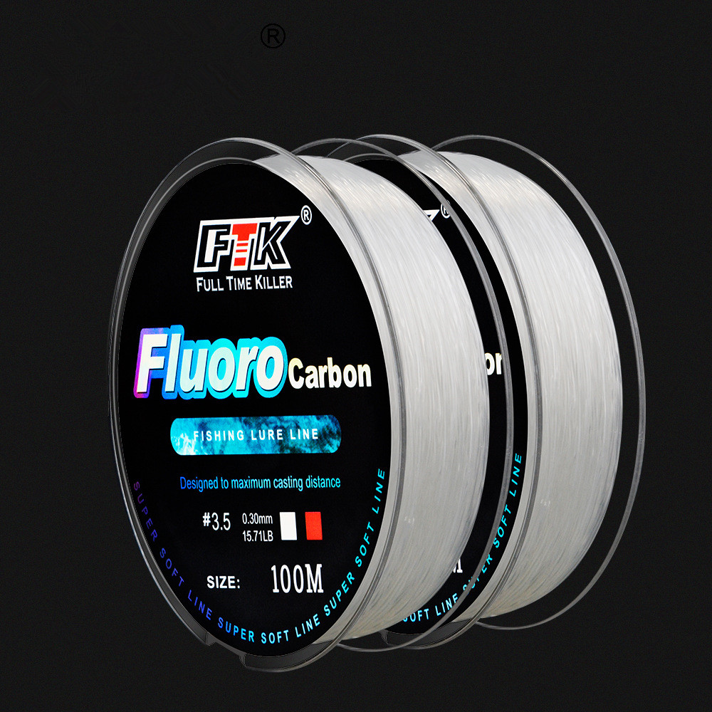 Ligne de pêche avec appâts en  - Fluorocarbon Line avis et prix