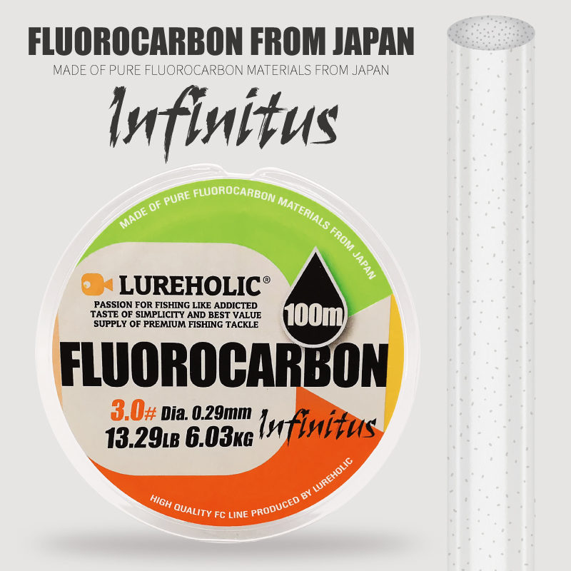 Ligne de pêche Lureholic Infin - Fluorocarbon Line avis et prix