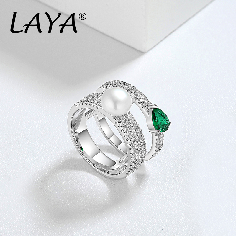 Bague double ligne en argent r - Freshwater Line avis et prix